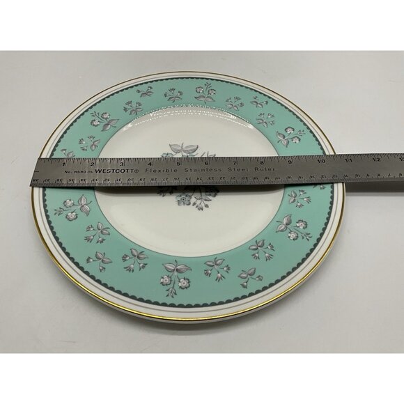Wedgewood Bone China Pimpernel Pattern 10.5 Inch Dinner Plate Vintage Dinnerware - Picture 16 of 16
